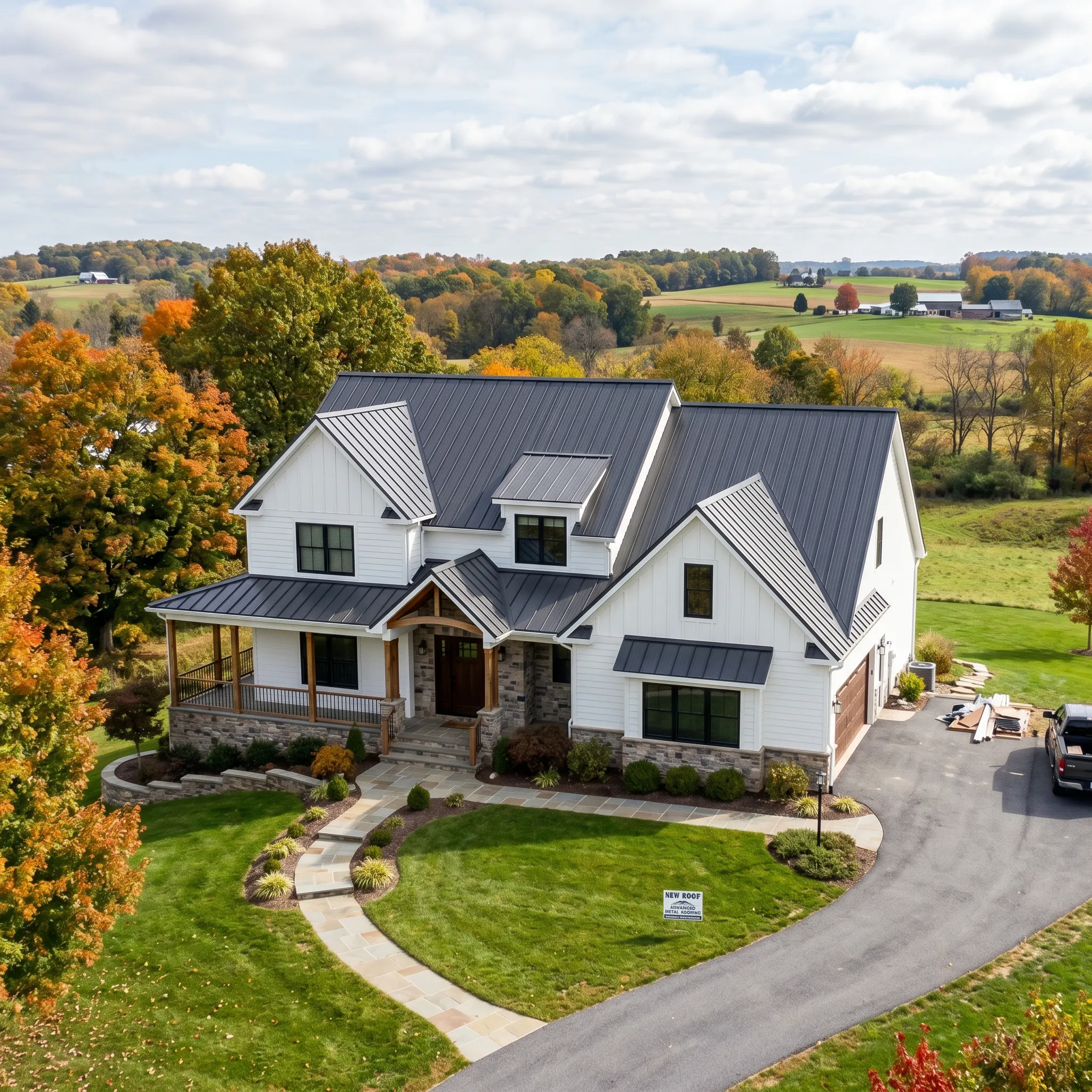 Copper metal roofs Pennsylvania