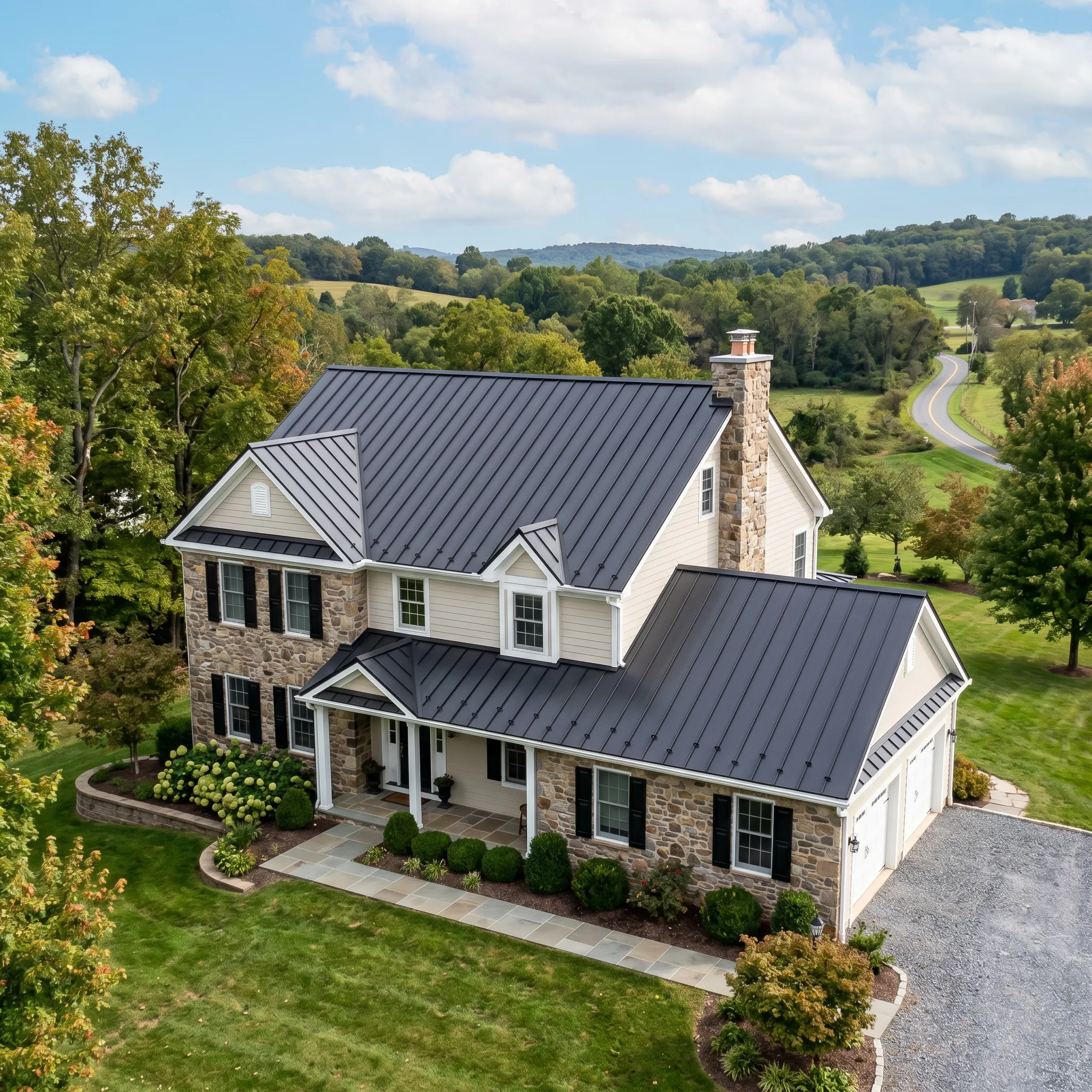 Metal roofing for Pennsylvania homes
