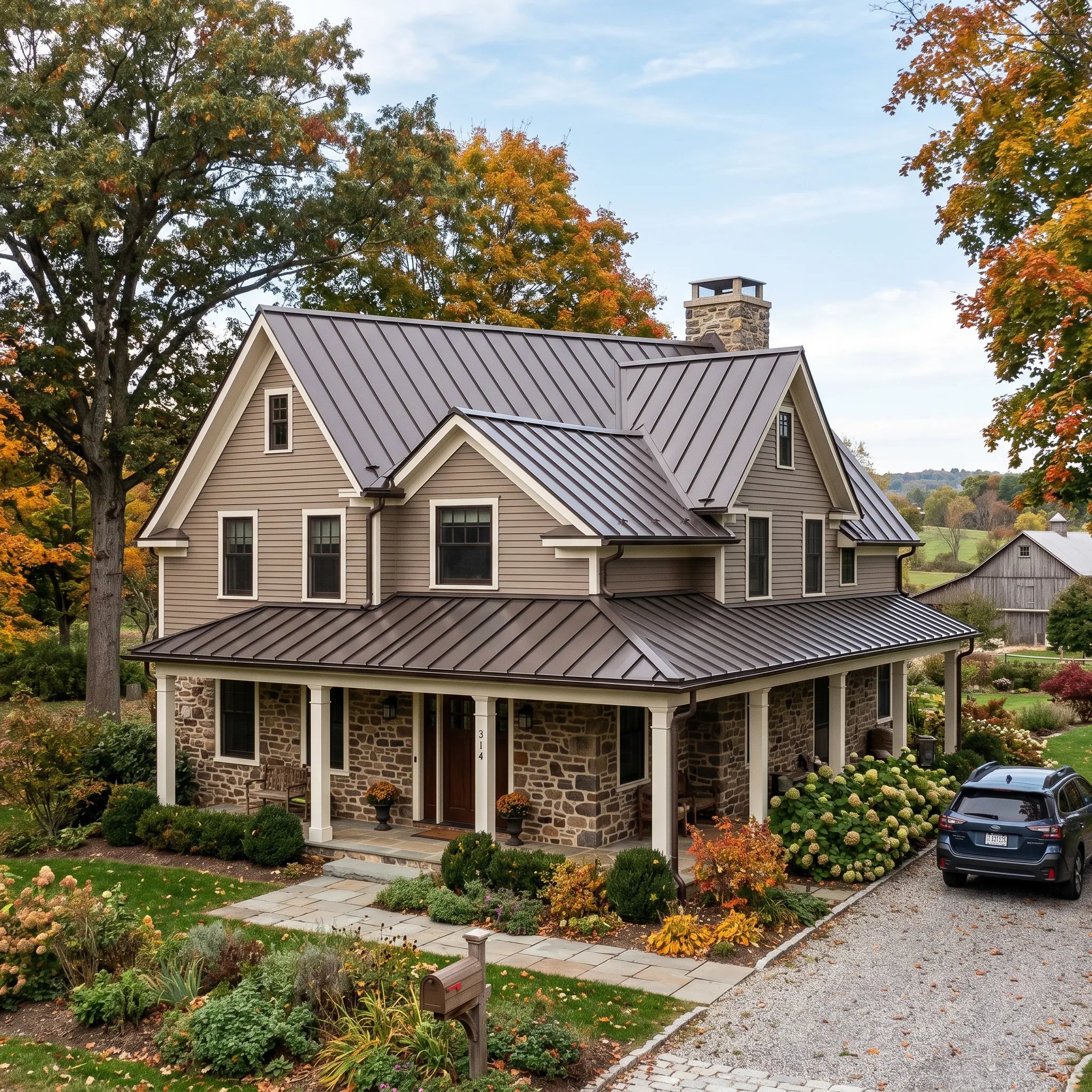 Metal roof styles West Chester PA