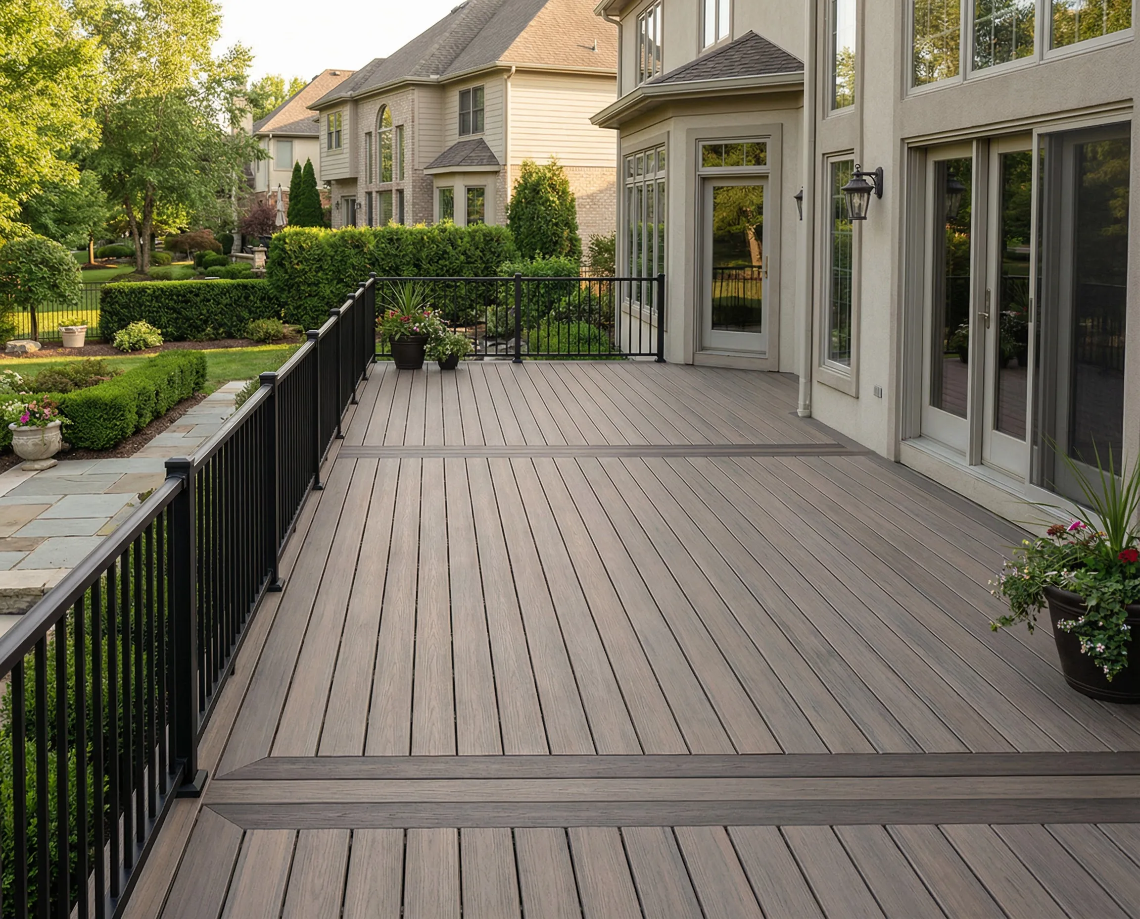 Custom deck design in West Chester PA by Double E Construction Ltd
